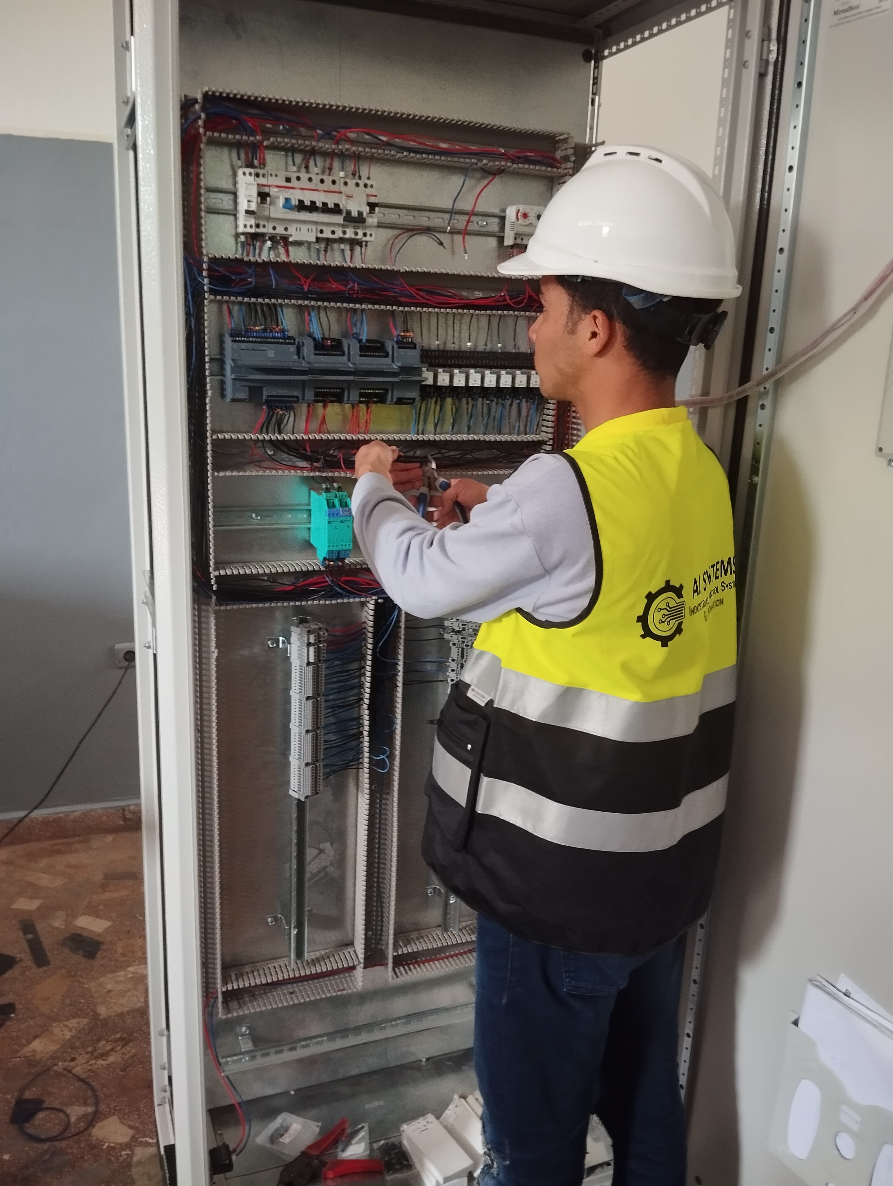 Pumping Station Electrical Cabinet Installation